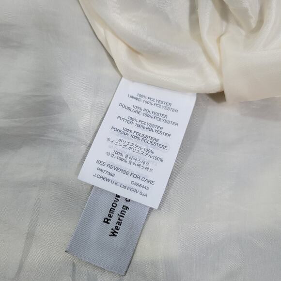 J. Crew Black & White Pleated Mini Skirt Size 8  32123-0203 - Picture 6 of 7